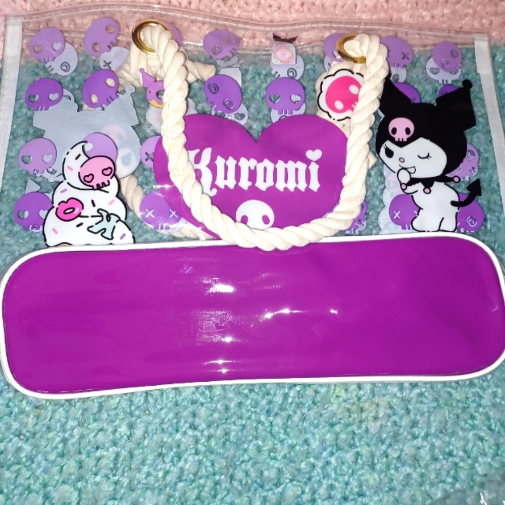Kuromi Waterproof Beach Bag
